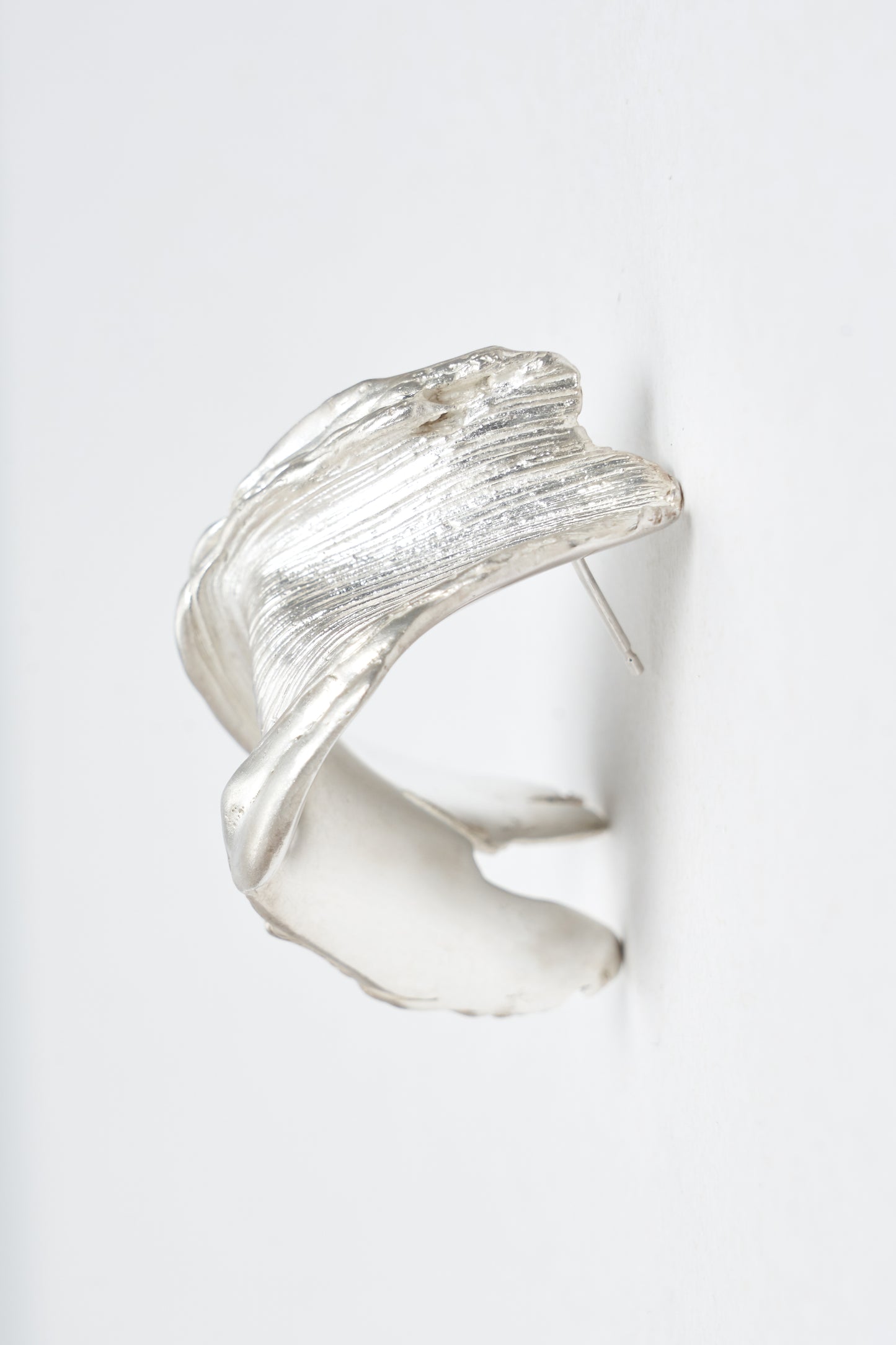 Scratch Hoop Earrings